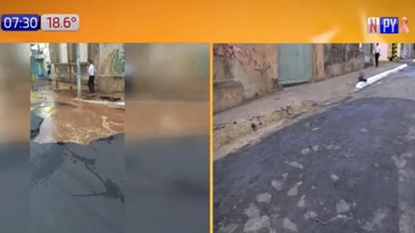 Reparan “megabache” y arteria del microcentro sigue bloqueada