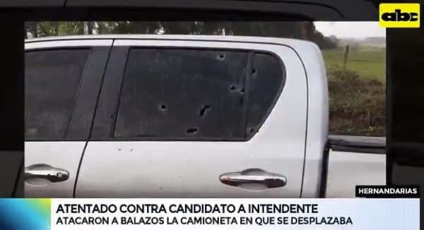 Candidato asegura que atentado sufrido fue “de tinte político”