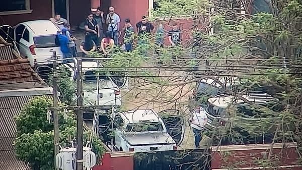 Detienen a cuatro personas en allanamientos en Pedro Juan
