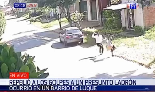 Hombre golpea con un palo a reciclador tras sufrir robo