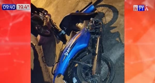 Choque de motos deja un fallecido en Coronel Bogado
