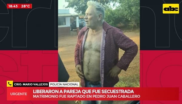 Secuestradores liberan a pareja de brasileños en Amambay