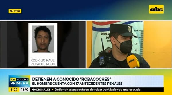 Detienen a “robacoches” con 17 antecedentes penales