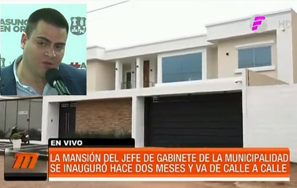Jefe de Gabinete de comuna construyó mansión durante pandemia, afirman