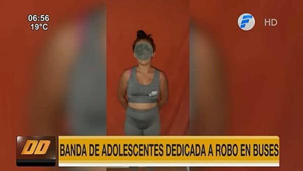 Detienen a adolescentes sospechosos de conformar banda de asaltantes