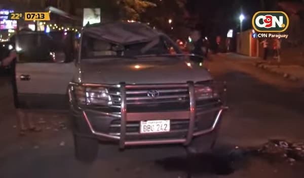 Choque se registra en Villa Morra tras imprudencia