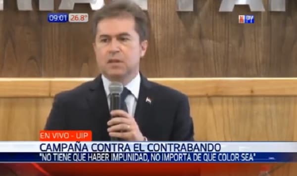 Castiglioni asegura que harán pagar a los contrabandistas por su delito