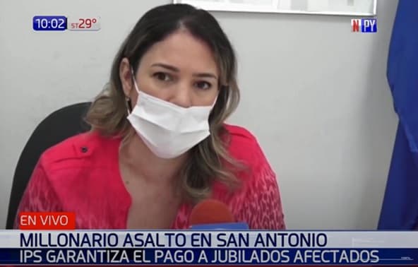 IPS garantiza pago de salario y aguinaldo a asegurados tras asalto