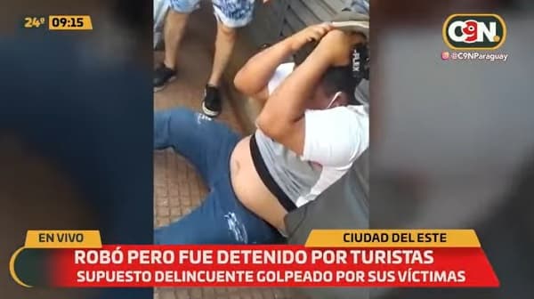 Víctima detiene a “descuidista” en Ciudad del Este