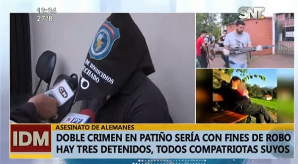 Robo de violines surge como motivo de crimen de alemán