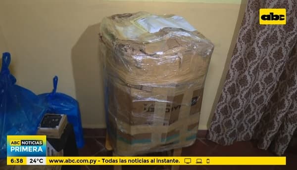 Cae encomienda con 19 kilos de marihuana