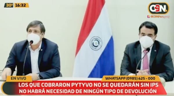 Pytyvõ: Reactivarán a beneficiarios en IPS y no hará falta devolución