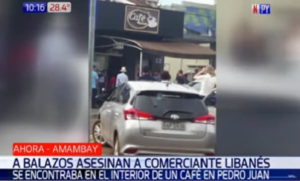 Asesinan a libanés en pleno desayuno en cafetería