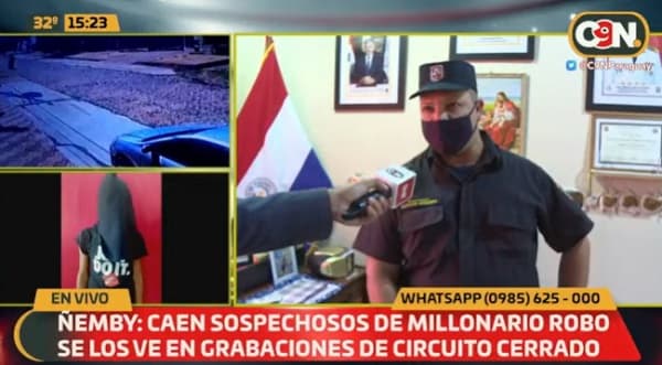 Detienen a sospechosos de robo ocurrido en vivienda de Ñemby