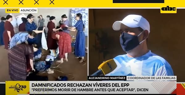 Chacariteños rechazan “Gentileza del EPP”