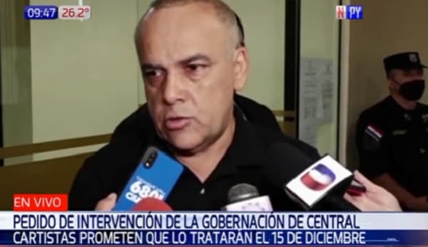 Cartistas prometen tratar pedido de intervención de la Gobernación de Central