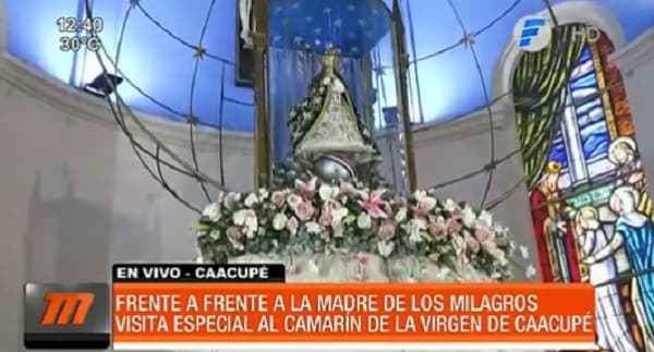 Muestran circuito para llegar al camarín de la Virgen de Caacupé