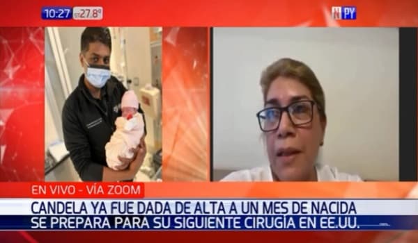 Dan de alta a Candela en EE.UU. luego de su primera cirugía
