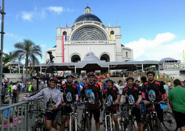 Caminera suspende circulación de ciclistas camino a Caacupé