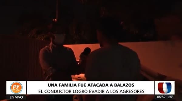 Conductor logra huir de ataque a balazos