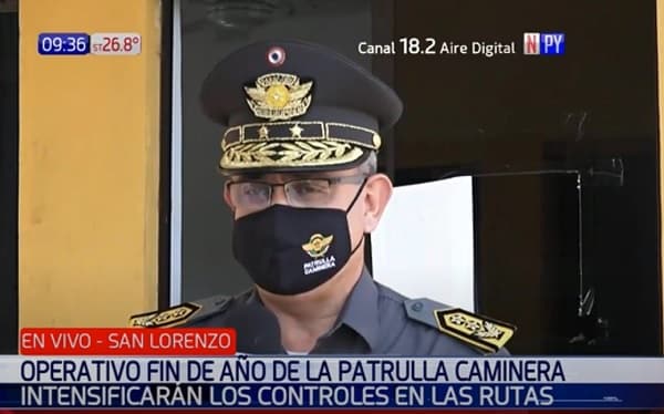 Caminera anuncia que intensificará controles
