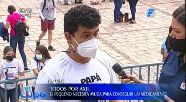 Lanzan campaña “Todos por Axel” en misa de Caacupé