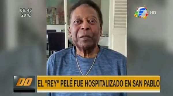 Vuelven a hospitalizar a Pelé para someterse a quimioterapia