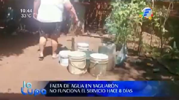 Yaguarón y San Antonio inician el 2022 sin agua potable