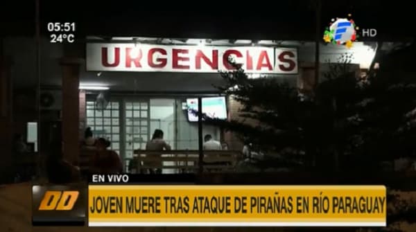 Joven muere ahogado tras ataque de pirañas en el río