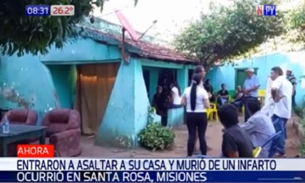 Mujer fallece a causa de infarto en medio de asalto