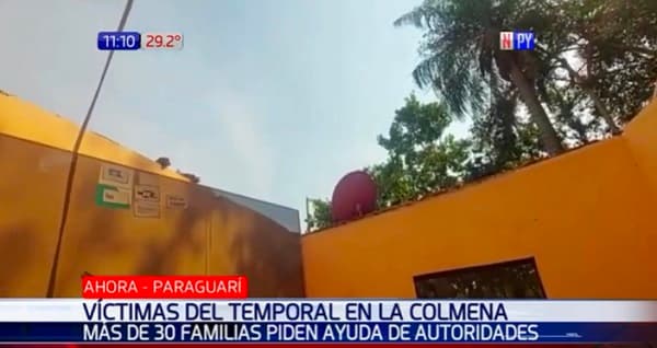 Más de 30 familias sufren estragos causados por temporal en La Colmena