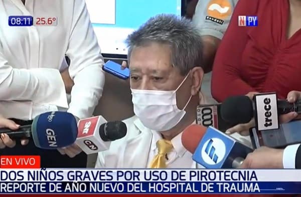 Reportan dos niños heridos por pirotecnia