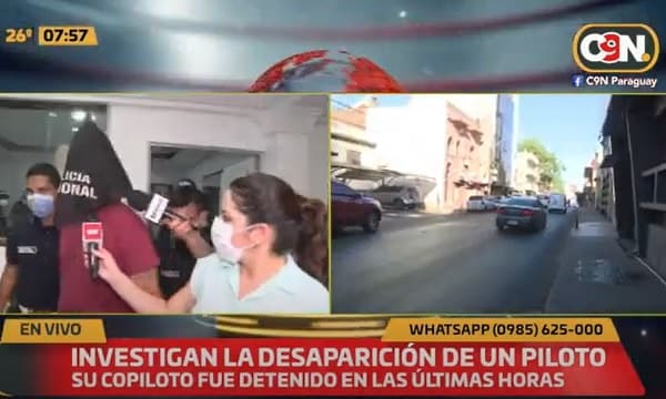 Detienen a copiloto de piloto desaparecido