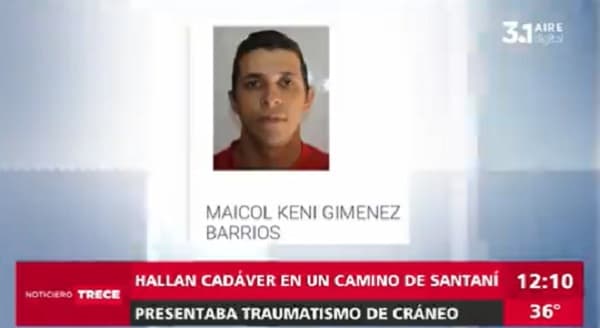 Hallan cadáver de hombre en camino vecinal de Santaní