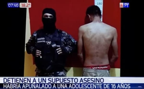 Capturan a sospechoso del asesinato de una adolescente de 16 años