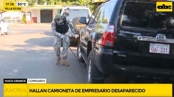 Hallan camioneta perteneciente a ciudadano ruso desaparecido