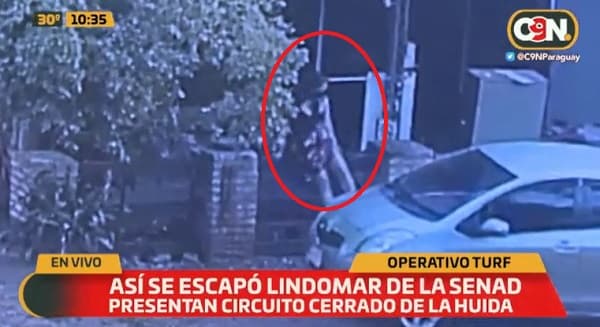 Revelan imágenes de la fuga en el Country