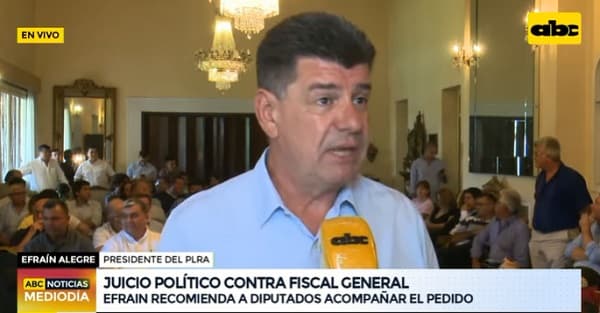 Alegre pide a liberales apoyar el juicio político contra Sandra Quiñónez