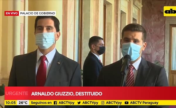 Abdo cambia a Giuzzio y designa a González en Interior 