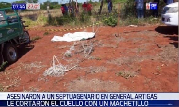 Asesinan a hombre de 73 años en Itapúa