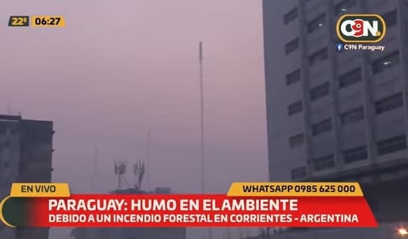 Humo persistirá al menos hasta el jueves, pronostican