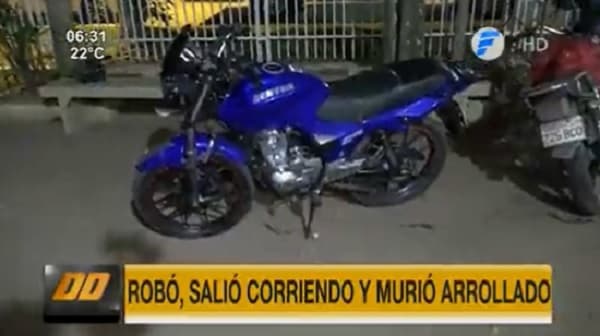 Joven muere arrollado tras huir de súper con corte de carne, según reporte