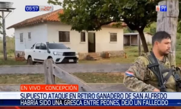 Guardia de estancia muere baleado en San Alfredo