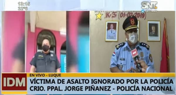 Policía reconoce mala actuación de agente que ignoró pedido de auxilio