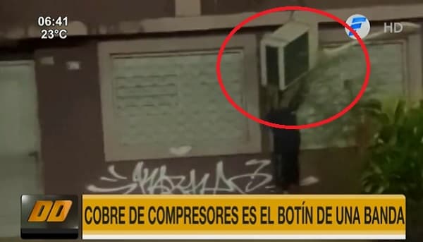 Ladrones ahora tienen como objetivo los compresores de aire acondicionado