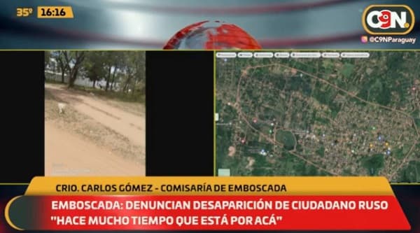 Hombre de nacionalidad rusa continúa desaparecido