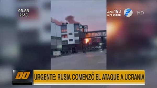 Rusia ataca Ucrania y se reportan varios muertos