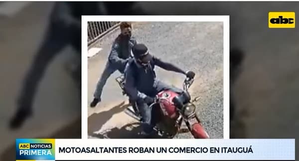 Cámaras captan asalto a comercio en Itauguá