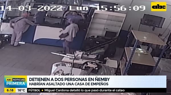 Detienen a sospechosos de asalto tras persecución en Ñemby