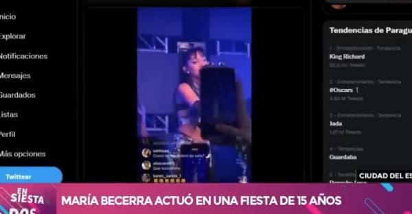 Show de María Becerra: Padre de cumpleañera fue investigado por lavado, recuerdan